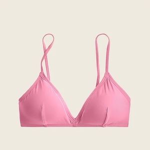 NWOT J. Crew French Bikini Top in Wild Petunia